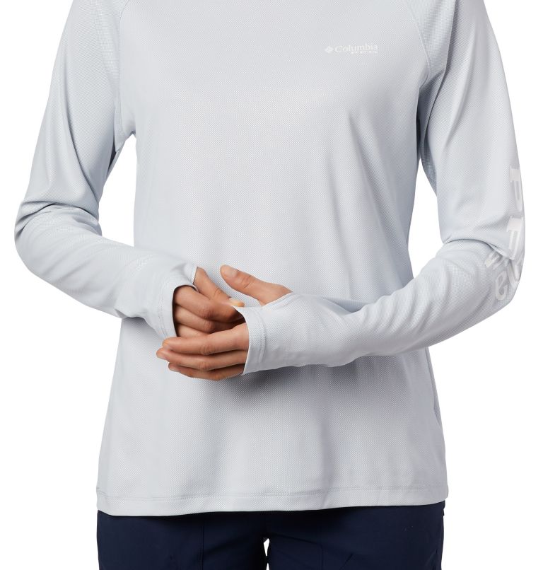 Columbia Women's Houston Astros Gray Tidal Hoodie T-Shirt