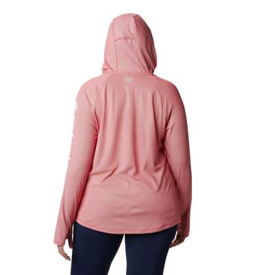 pink hoodie plus size