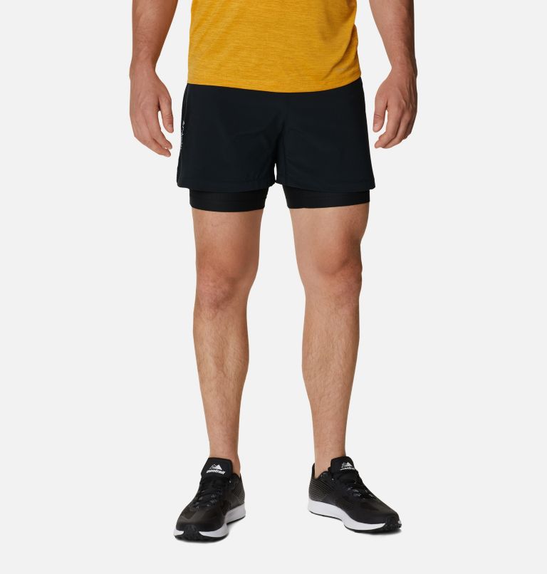 Men's Titan Ultra II Running Short, Color: Black