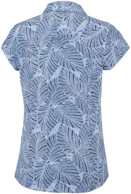 Chemise Manches Courtes Stretch Saturday Trail&trade; II Femme Saturday Trail&trade; II Stretch Pri | 404 | XS, Blue Dusk Print, back