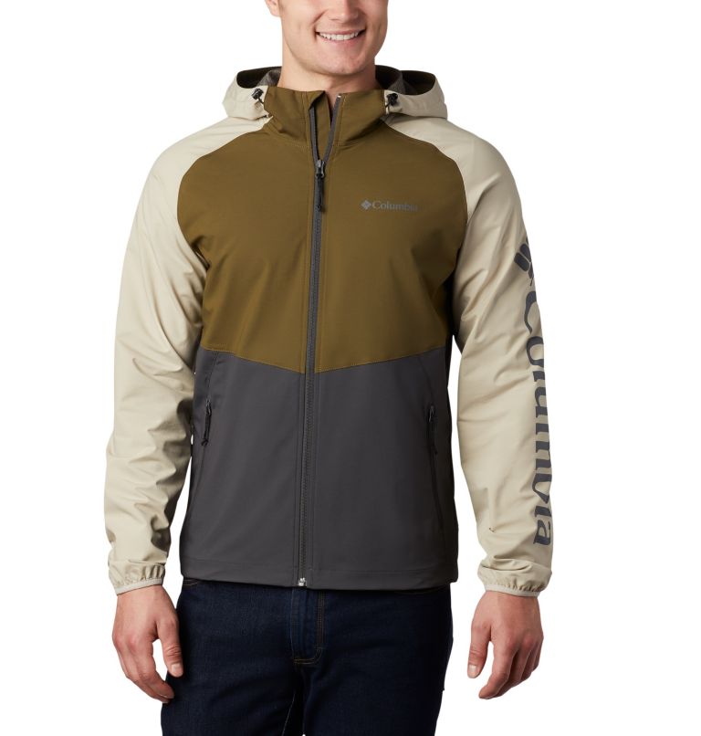 Men's Panther Creek Jacket, Color: Shark, New Olive, Fossil, image 1