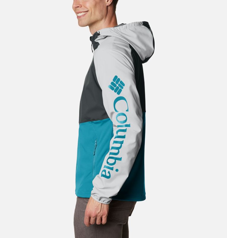 Men's Panther Creek Jacket, Color: Deep Marine, Shark, Nimbus Grey, image 3