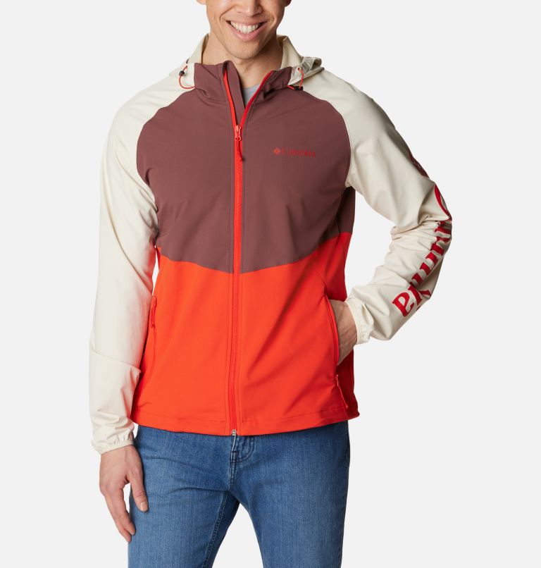 Men’s Panther Creek Jacket, Color: Spicy, Light Raisin, Chalk, image 1