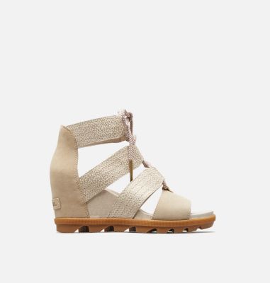 sorel women's joanie ii lace wedge sandals