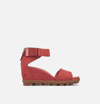 sorel orange strappy sport sandals