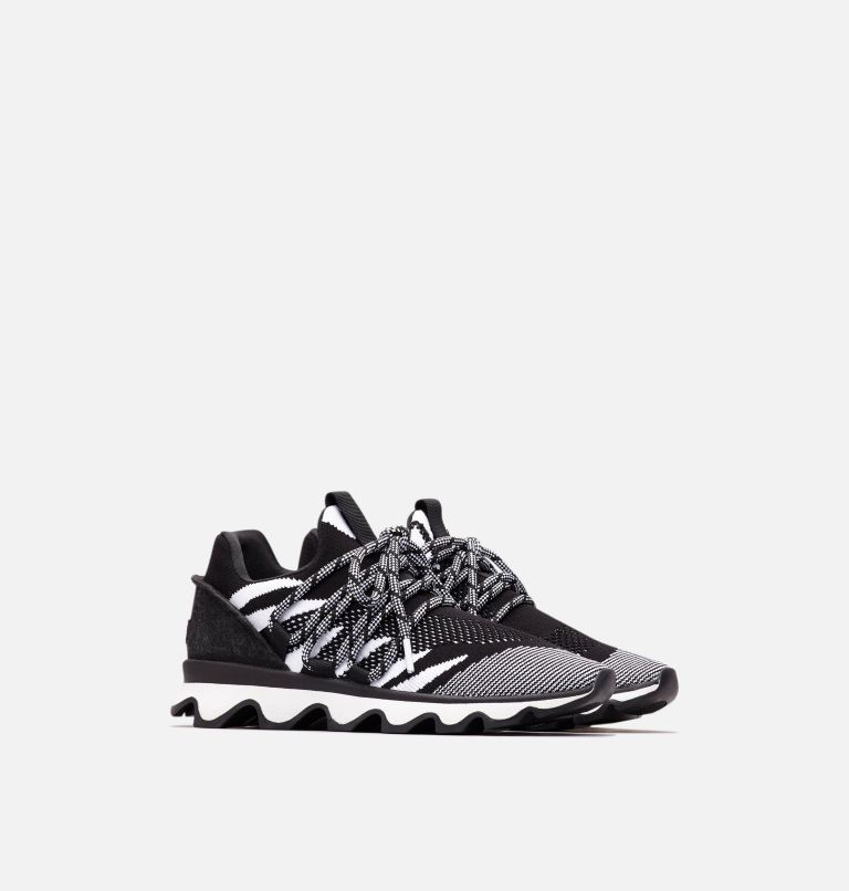 Women's Kinetic Lace Sneaker, Color: Black, image 2