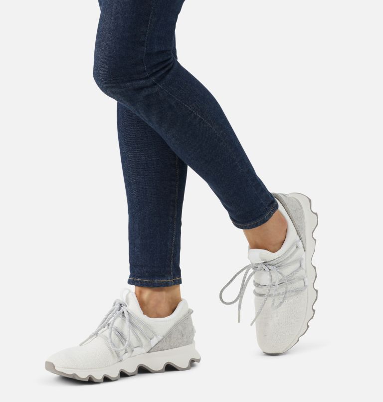 Women's Kinetic Lace Sneaker, Color: White, image 8