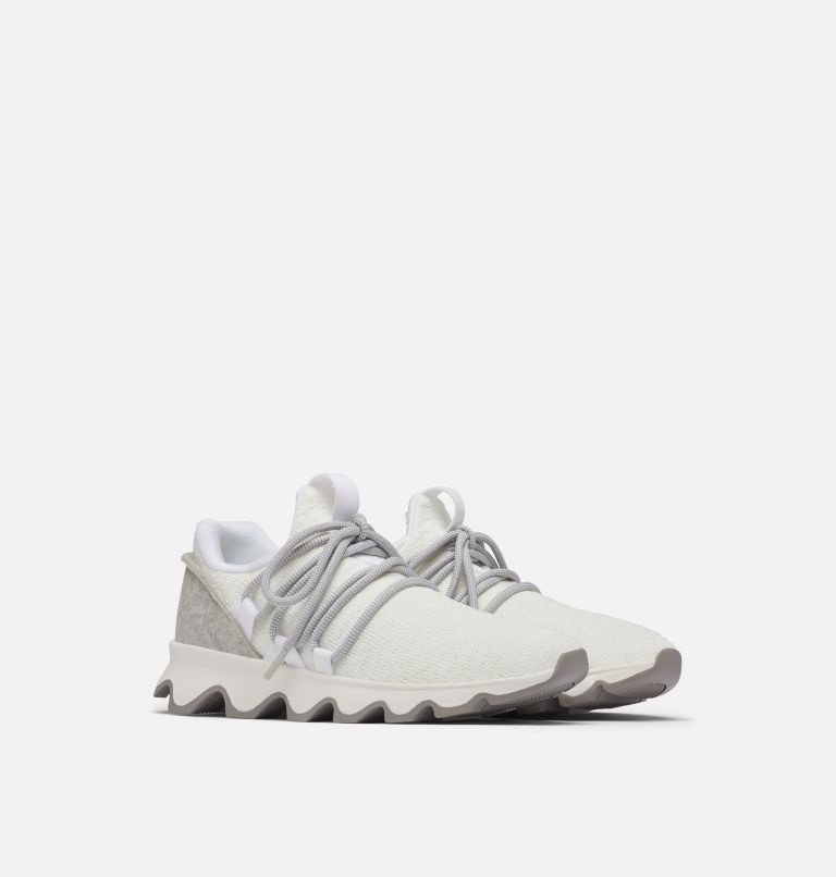 Women's Kinetic Lace Sneaker, Color: White, image 2