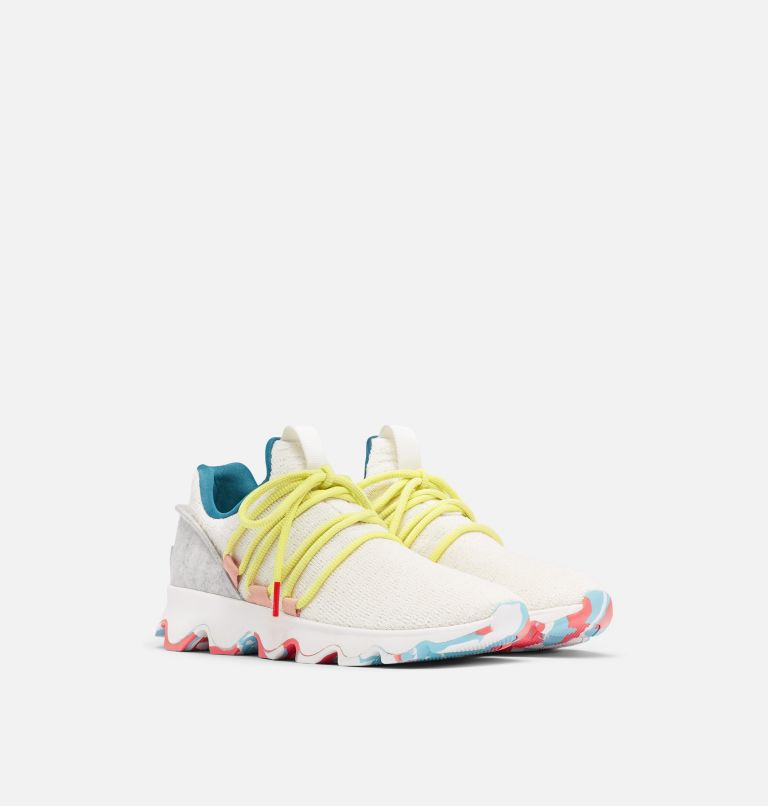 Women's Kinetic Lace Sneaker, Color: Sea Salt, image 2