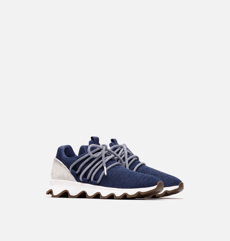 Women's Kinetic Lace Sneaker, Color: Blue Shadow, image 2
