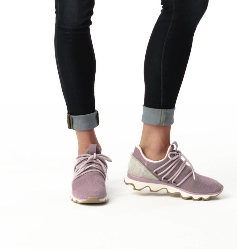 Women's Kinetic Lace Sneaker, Color: Shale Mauve