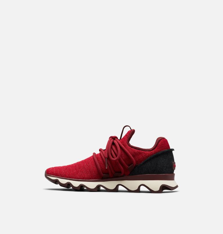 Women's Kinetic Lace Sneaker, Color: Mountain Red, image 4
