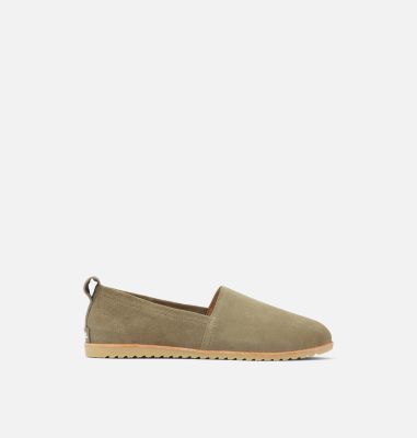 khaki slip on shoes womens
