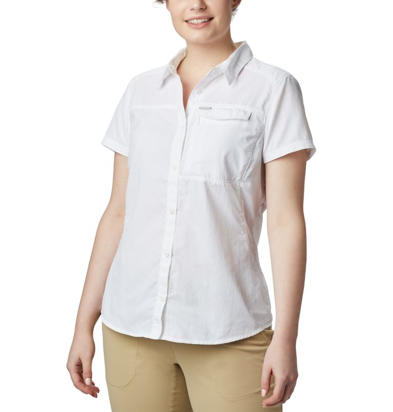 Thumbnail: Women's Silver Ridge 2.0 Short Sleeve Shirt, Color: White, image 1