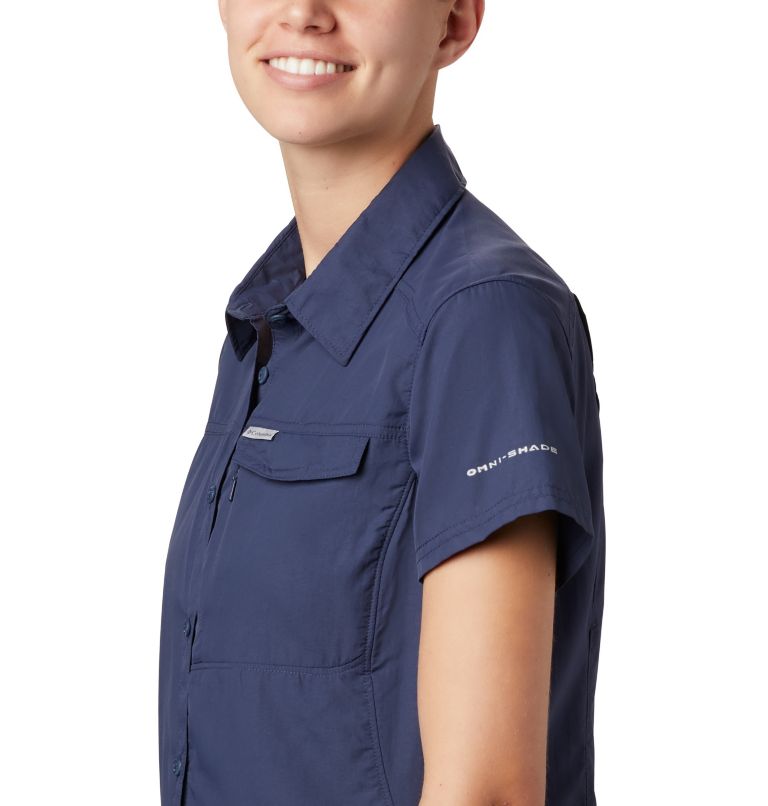 Women's Silver Ridge 2.0 Short Sleeve Shirt, Color: Nocturnal, image 3