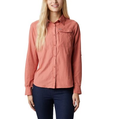 Chemise Manches Longues Silver Ridge&trade; 2.0 Femme Silver Ridge&trade; 2.0 Long Sleeve | 550 | S, Dark Coral, front