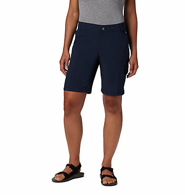 New womens $35 COLUMBIA Sunset Hill long bermuda cotton walking shorts 11 inch 