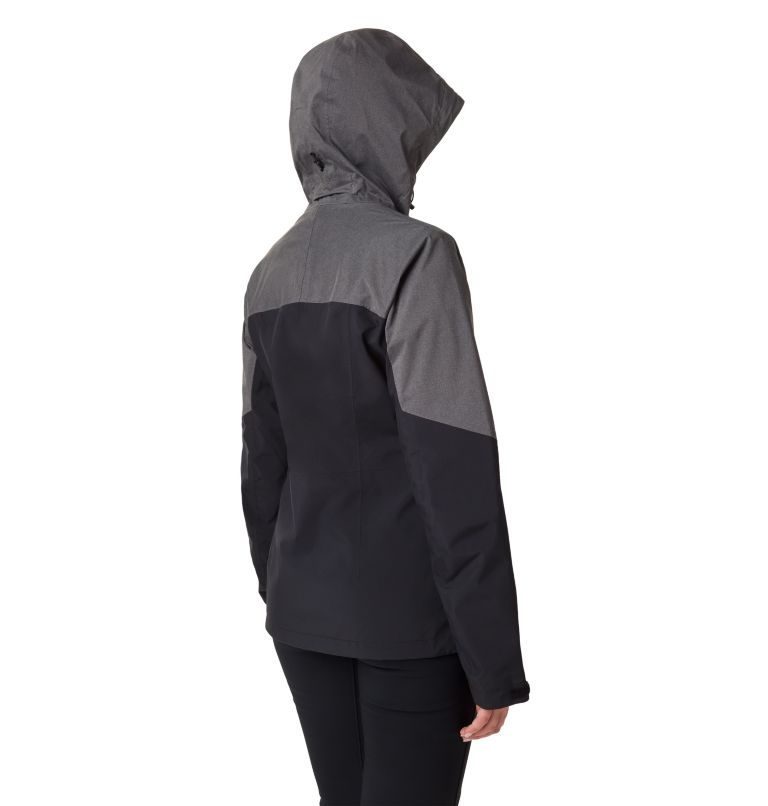 Evolution Valley II Jacket | 010 | S, Color: Black, Charcoal Heather, image 2