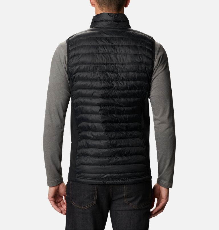 Men's Powder Pass Vest, Color: Black, image 2