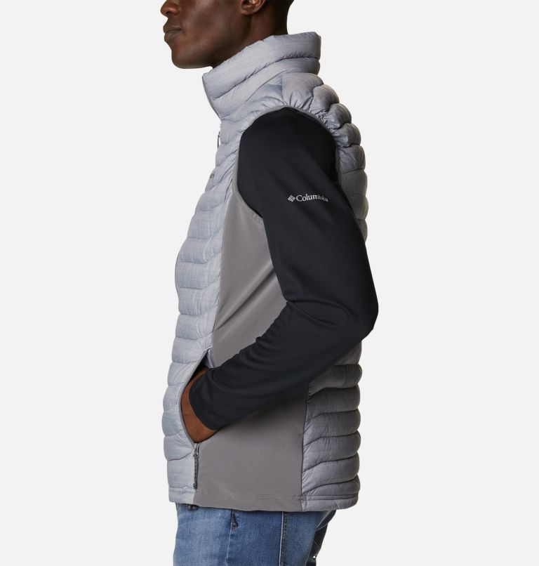 Powder Pass Vest | 040 | M, Color: Columbia Grey Heather, City Grey, image 3