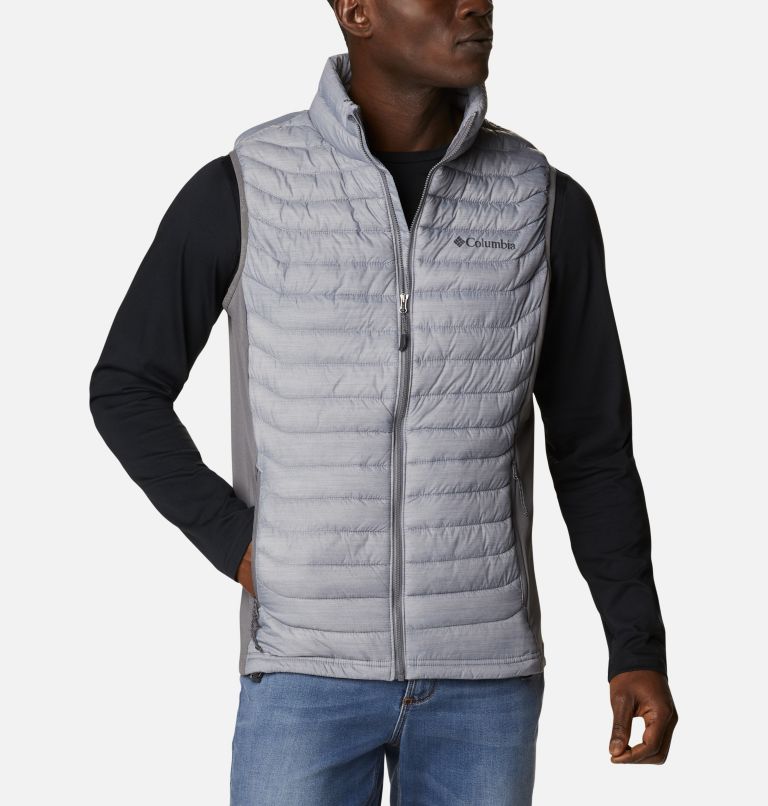 Powder Pass Vest | 040 | M, Color: Columbia Grey Heather, City Grey, image 7