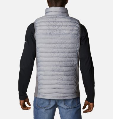 Men's Powder Pass&trade; Vest Powder Pass&trade; Vest | 040 | XS, Columbia Grey Heather, City Grey, back
