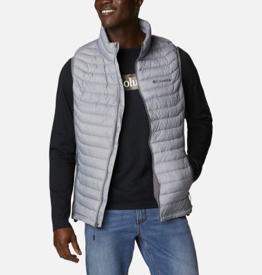 Men's Powder Pass&trade; Vest Powder Pass&trade; Vest | 040 | XS, Columbia Grey Heather, City Grey, front