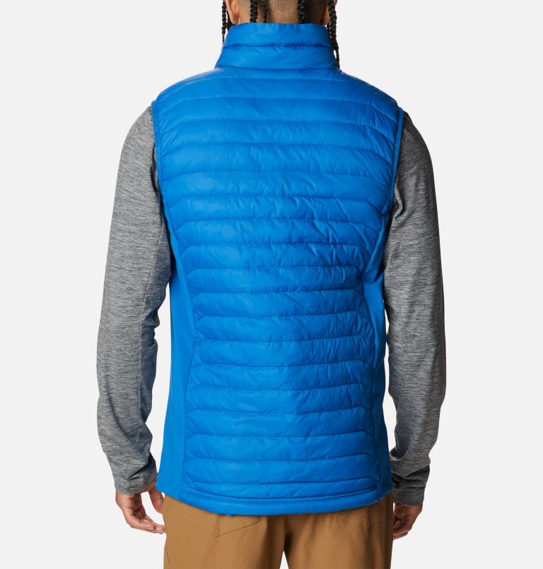Thumbnail: Men's Powder Pass Vest, Color: Bright Indigo, image 2