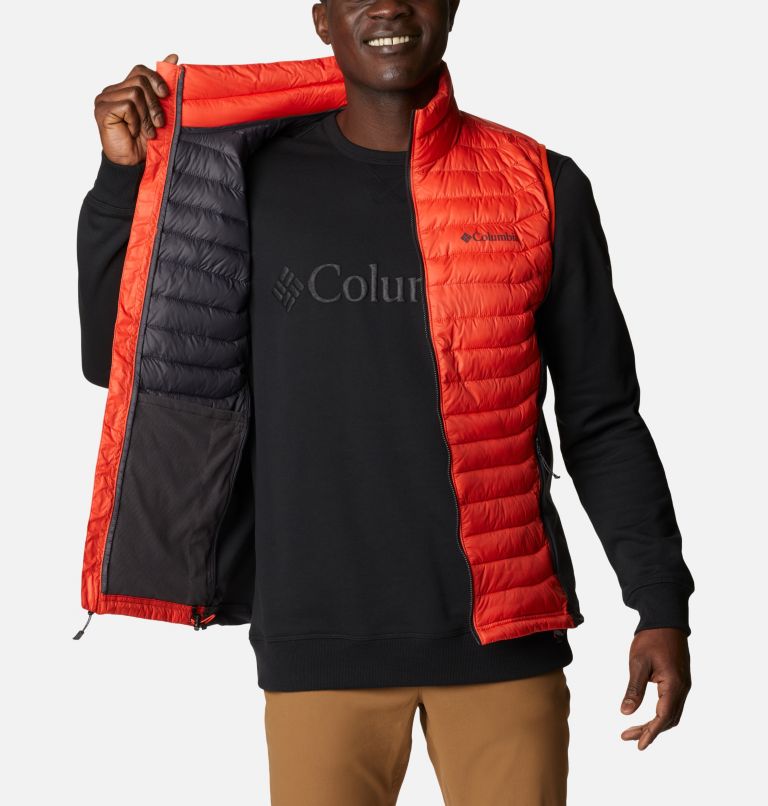 Columbia men's powder pass vest sale