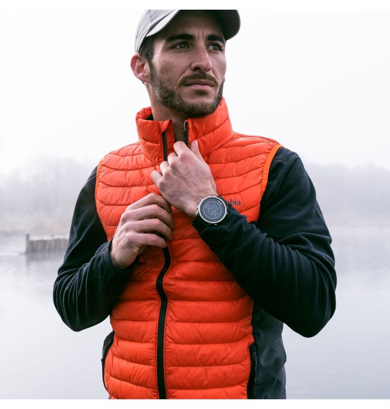 Powder Pass Vest | 813 | L, Color: Red Quartz, Shark, image 7