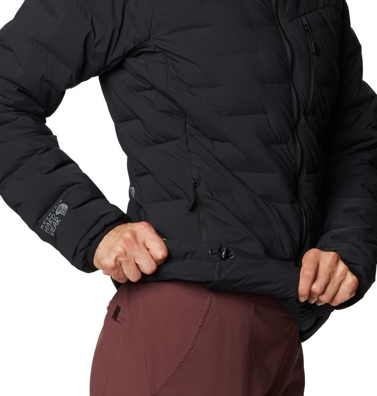 Women's Super/DS Stretchdown Hooded Jacket, Color: Black, image 4
