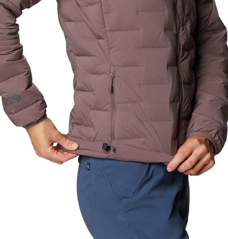 Manteau à capuchon Super/DS Stretchdown Femme, Color: Warm Ash, image 5