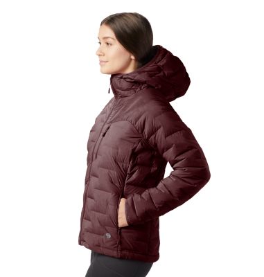 women's stretch down puffer coat