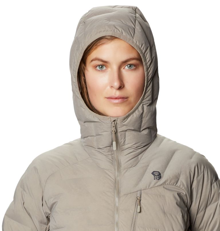 Women's Super/DS Stretchdown Hooded Jacket, Color: Dunes, image 4