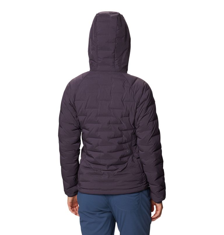 Women's Super/DS Stretchdown Hooded Jacket, Color: Blurple, image 2