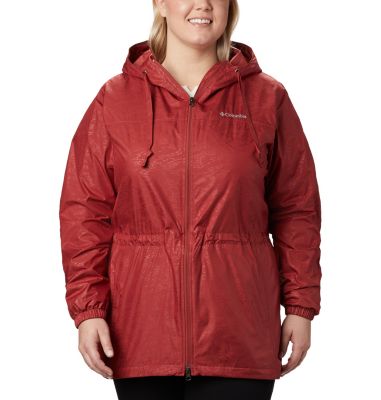 Manteau mi-long Auroras Wake&trade; III pour femme Auroras Wake&trade; III Mid Jacket | 466 | 1X, Dusty Crimson Emboss, front