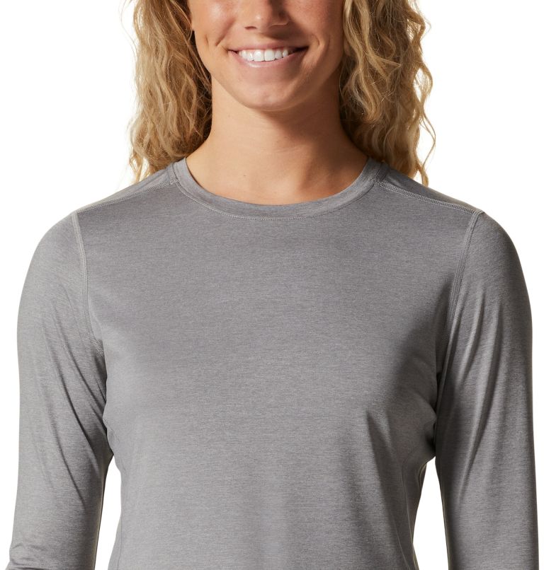T-shirt col rond 3/4 Crater Lake Femme, Color: Manta Grey Heather, image 4