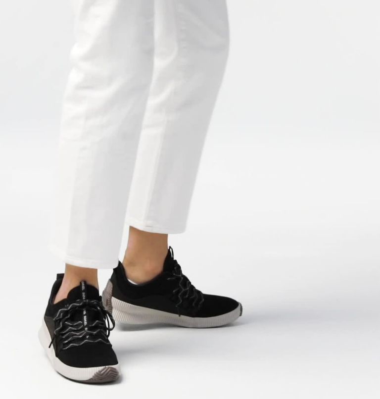 Women's Out N About Plus Lace Sneaker, Color: Black