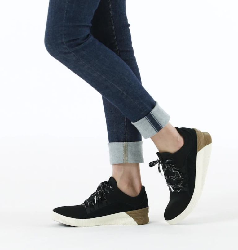 Women's Out 'N About Plus Lace Sneaker, Color: Black