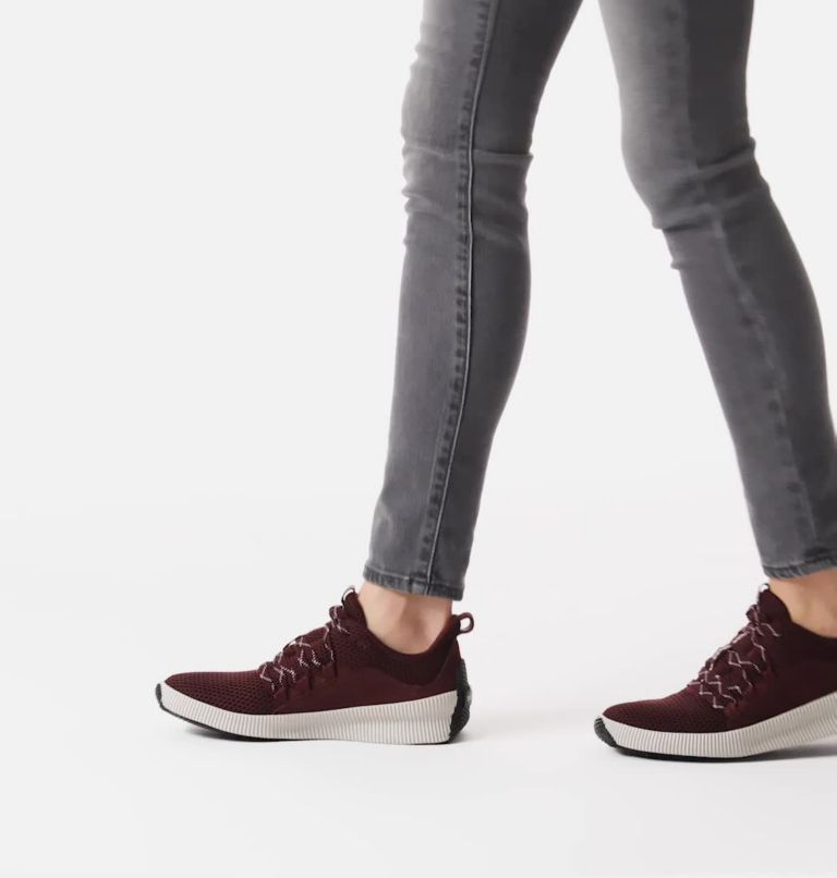 Women's Out N About Plus Lace Sneaker, Color: Redwood