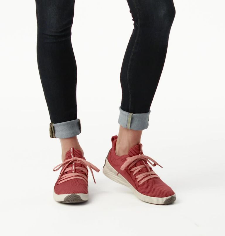 Women's Out N About Plus Lace Sneaker, Color: Dusty Crimson