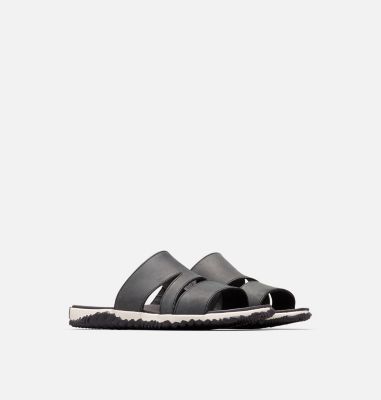 Women's Out N About&trade; Plus Slide OUT N ABOUT&trade; PLUS SLIDE | 224 | 8, Black, 3/4 front
