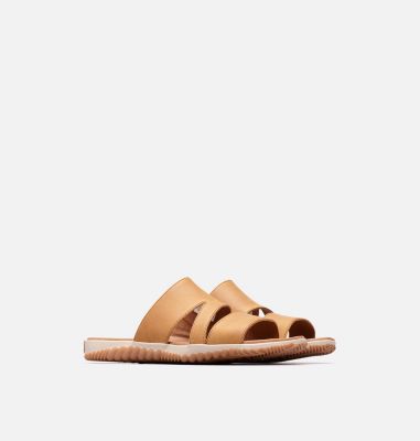 Women's Out N About&trade; Plus Slide OUT N ABOUT&trade; PLUS SLIDE | 224 | 8, Camel Brown, 3/4 front