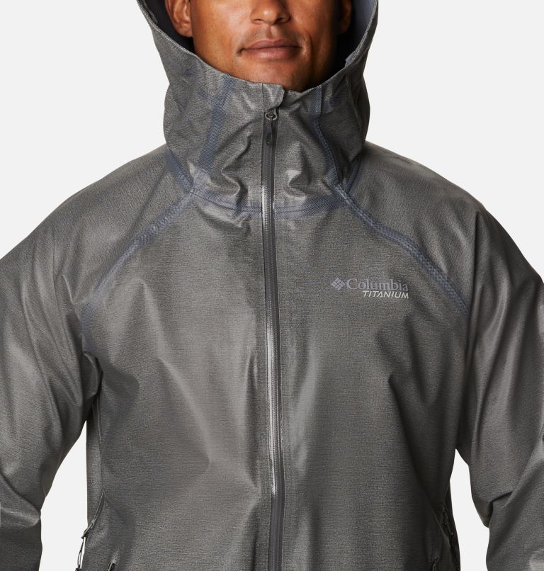 COLUMBIA Outdry Extreme Titanium RO0019010 Waterproof Outdoor Jacket Hooded Mens 