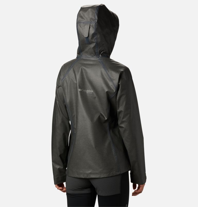 Women's OutDry Ex Reign Jacket, Color: Charcoal Heather