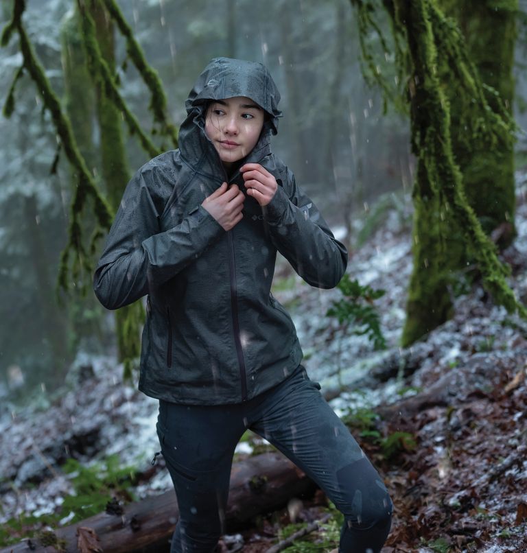 Nuevo chubasquero impermeable para mujer, chaqueta de bosque