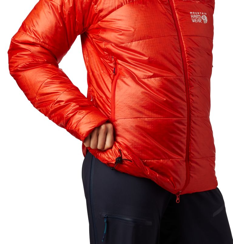 Women's Phantom Down Parka, Color: Fiery Red, image 3