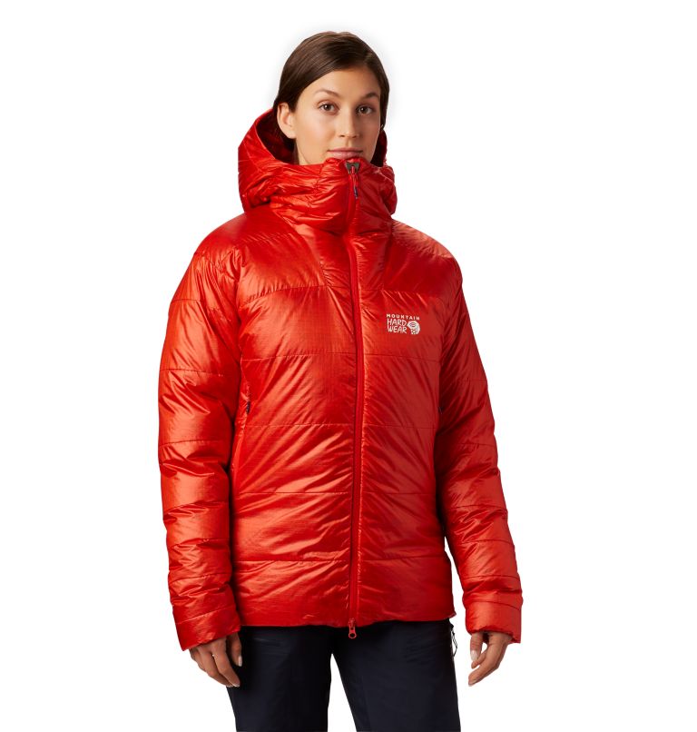 Women's Phantom Down Parka, Color: Fiery Red, image 1