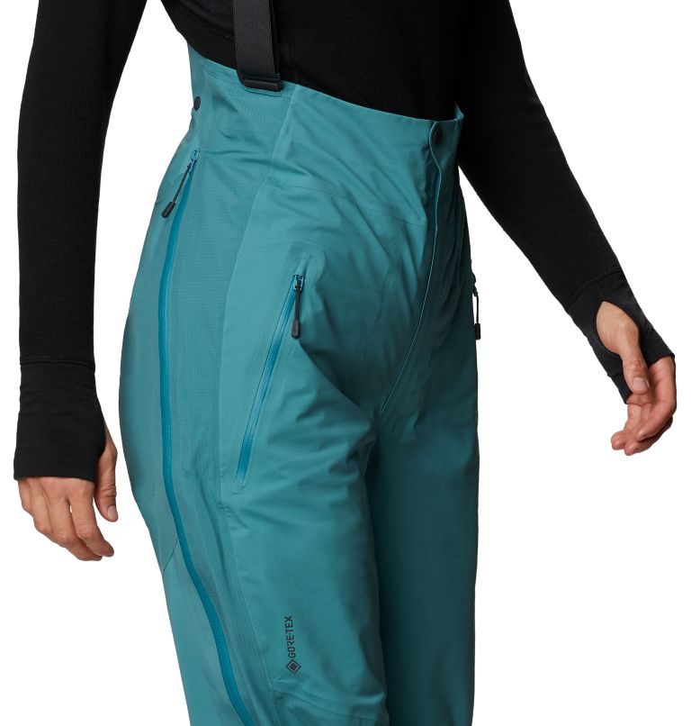 Thumbnail: Women's High Exposure Gore-Tex C-Knit Bib, Color: Washed Turq, image 4