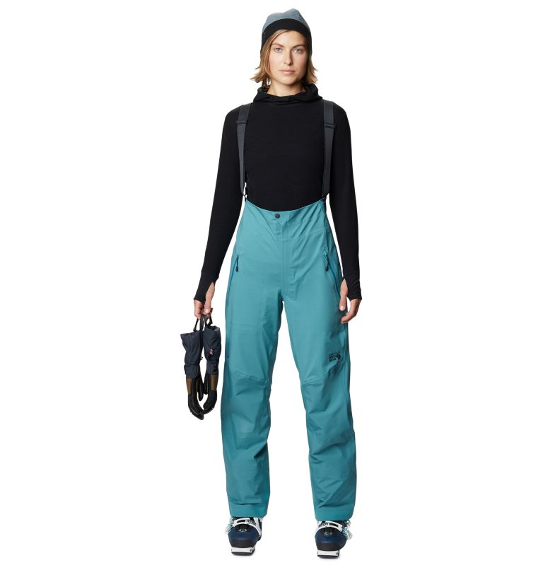 Women's High Exposure Gore-Tex C-Knit Bib, Color: Washed Turq, image 6